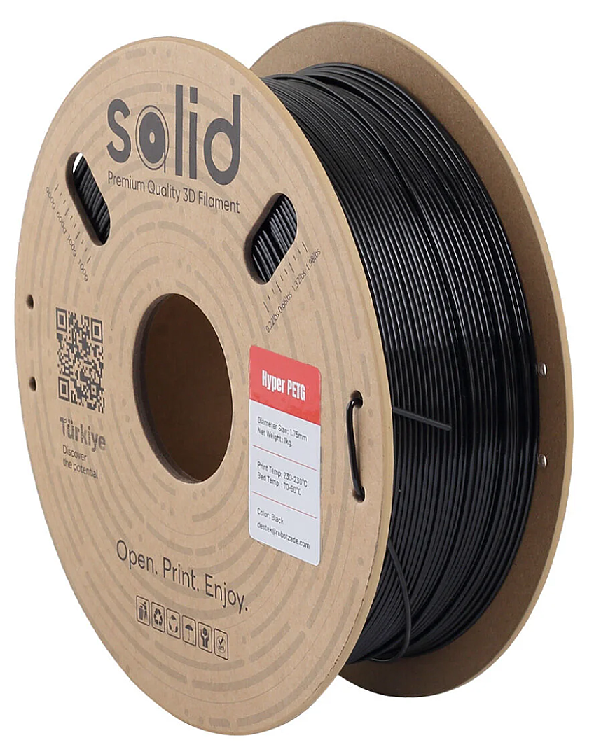 Solid Hyper PETG Filament Qara - 1 kq - 1
