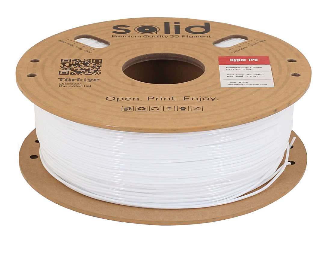 Solid Hyper TPU Filament Ağ - 1 kq - 2
