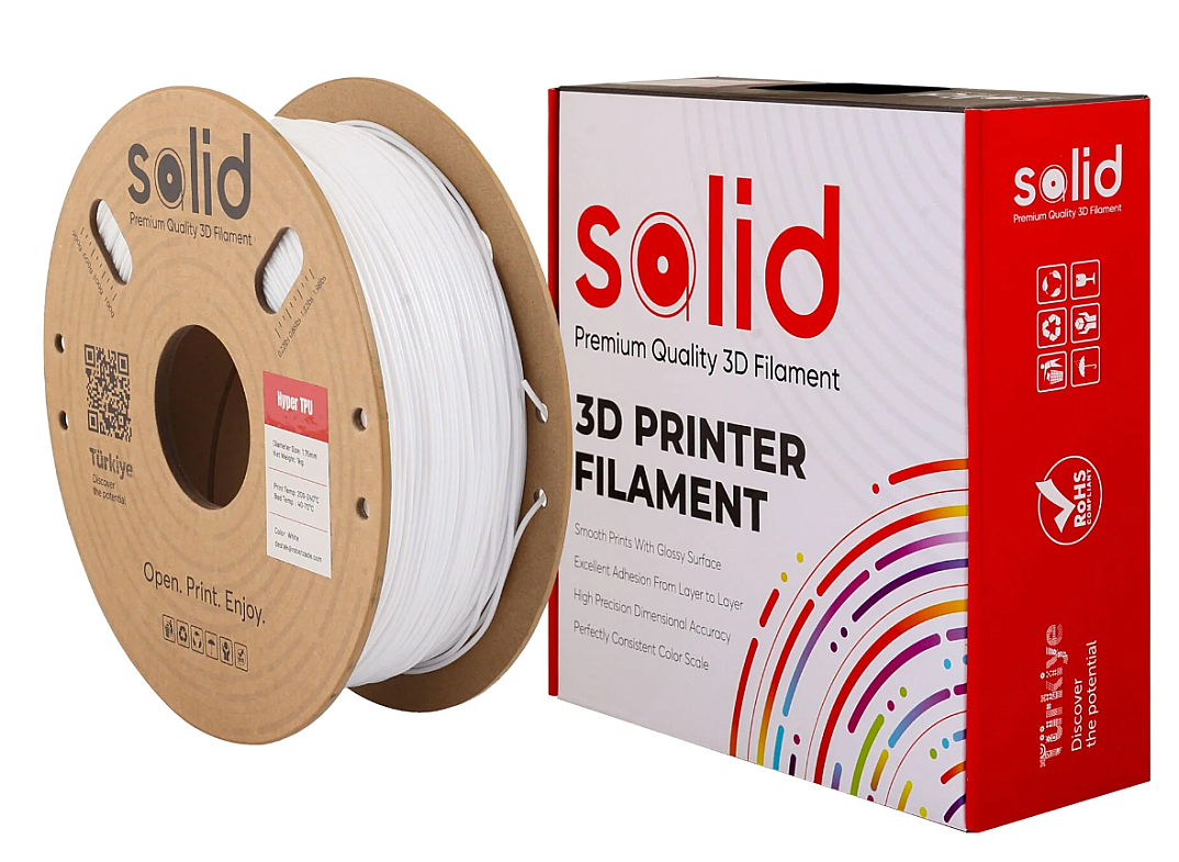 Solid Hyper TPU Filament Ağ - 1 kq - 4