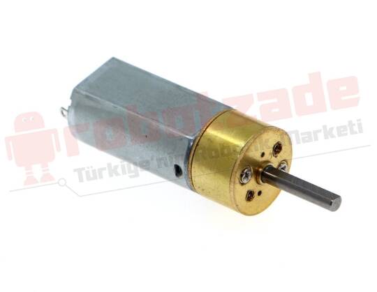 Spark 12V 2500 RPM DC Motor - Xətt İzləyən Robot Motoru