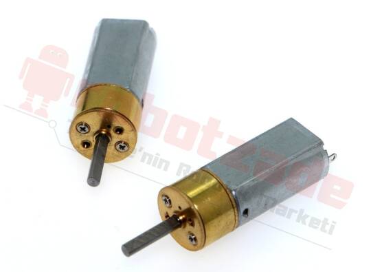 Spark 12V 3000 RPM DC Motor - Xətt İzləyən Robot Motoru - 4