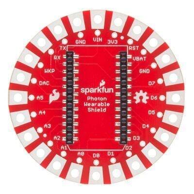 SparkFun Photon Geyiləbilər Shield - Wearable Shield - 2