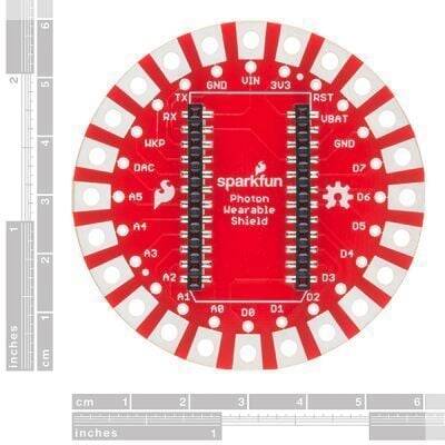 SparkFun Photon Geyiləbilər Shield - Wearable Shield - 4