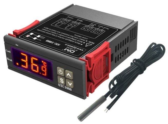STC-1000 220V 10A LCD Ekranlı Tempratur Kontrol Modulu - 1