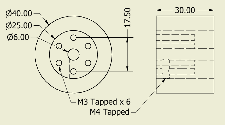 Sumo Robot Təkəri 40x30mm ( 2 Ədəd) - 3