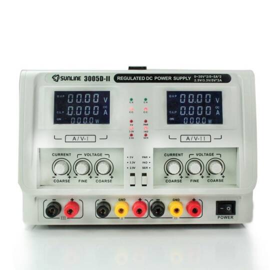 Sunline 3005D-II DC Güc Qaynağı 0-30V0-5A
