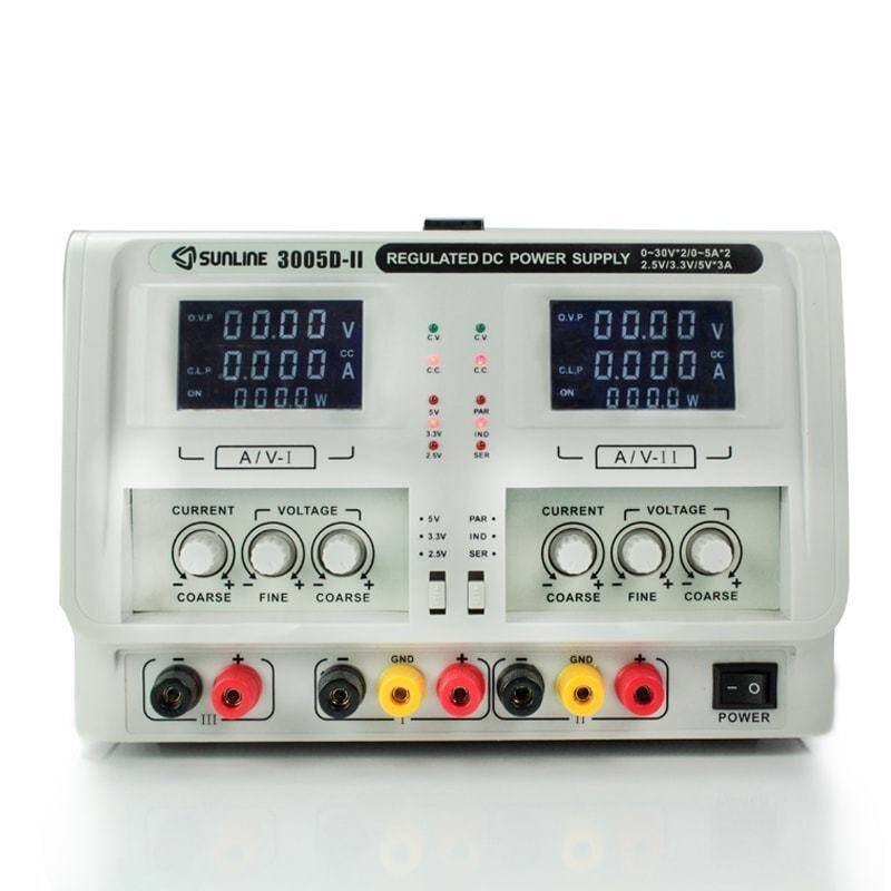 Sunline 3005D-II DC Güc Qaynağı 0-30V0-5A - 1