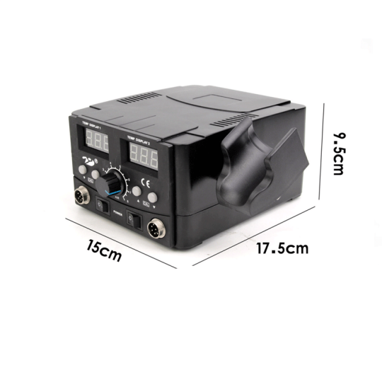 Sunline 852D+ V2 İsti Hava Üfürən Lehimləmə Stansiyası - 3