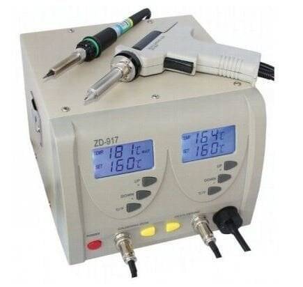 Temperatur Tənzimli Vakumlu Rəqəmsal Lehimləmə Stansiyası - Lehim ZD-917 - 1