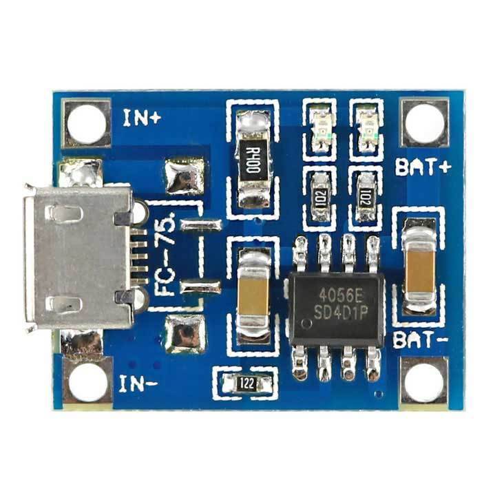TP4056 3.7V Şarj Aləti - 5V 1A Lithium Battery Charger - 1