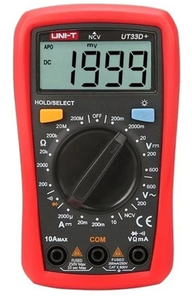 Unit UT33D+ 600V 10A Rəqəmsal Multimetr - 1