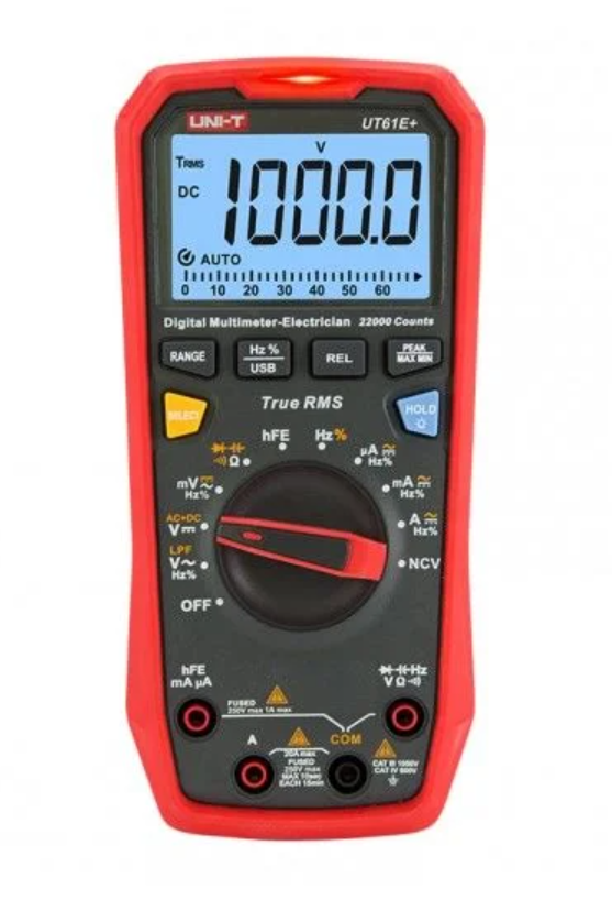 Unit UT61E+ 1000V Real RMS Rəqəmsal Multimetr - 1