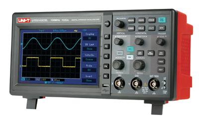 Unit UTD 2102CE Rəngli Ekran Yaddaşlı Rəqəmsal Osiloskop - 100MHz - 1
