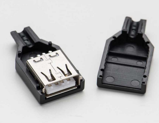 USB A Növü Örtüklü Soket - Dişi - 2
