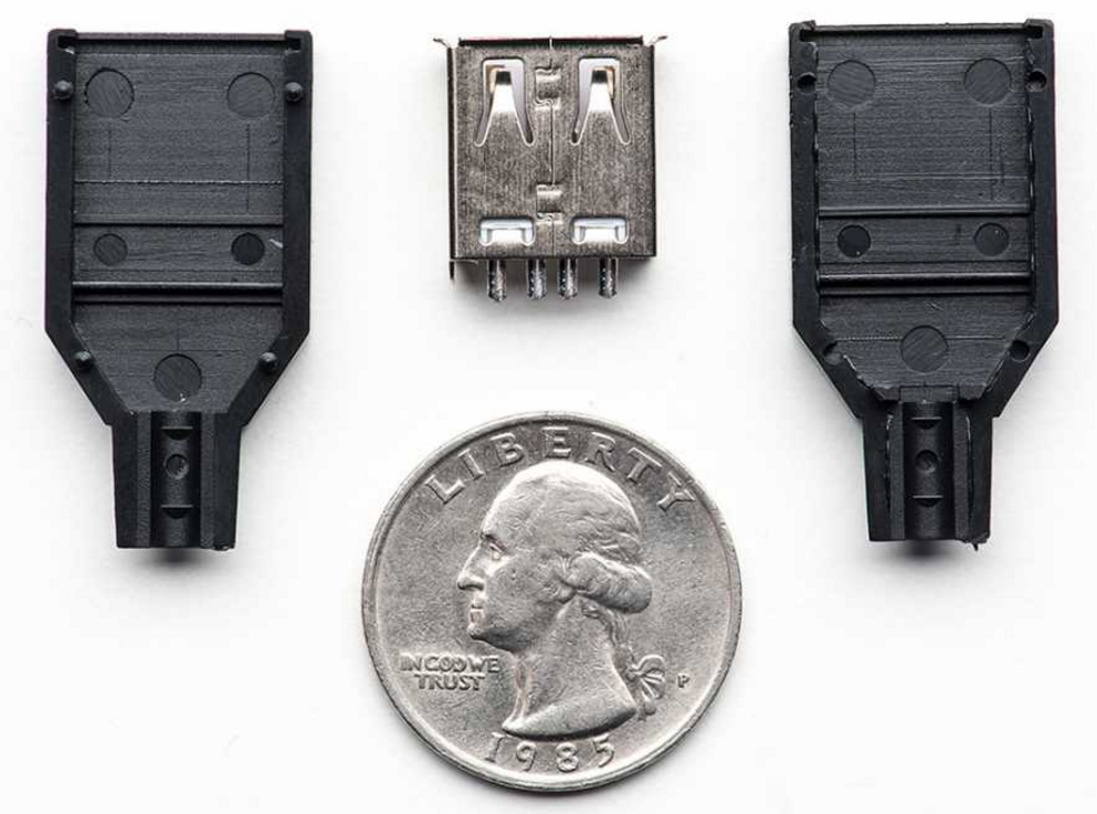USB A Növü Örtüklü Soket - Dişi - 3