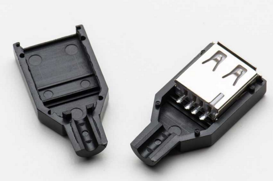 USB A Növü Örtüklü Soket - Dişi - 4