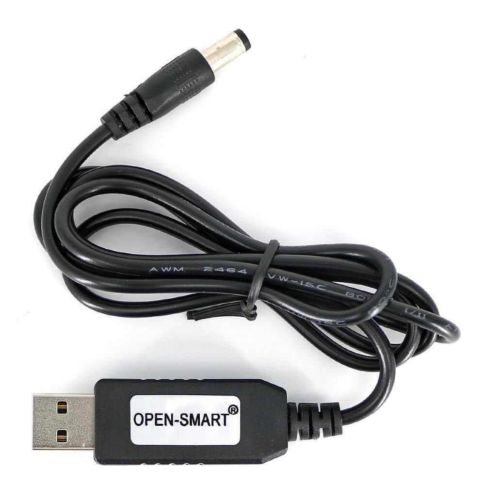 USB-Barrel Jack Gərginlik Yüksəldici Giriş 5V, Çıxış 9V - 2