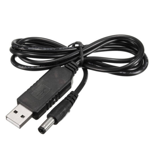 USB-Barrel Jack Gərginlik Yüksəldici Giriş 5V, Çıxış 9V - 3