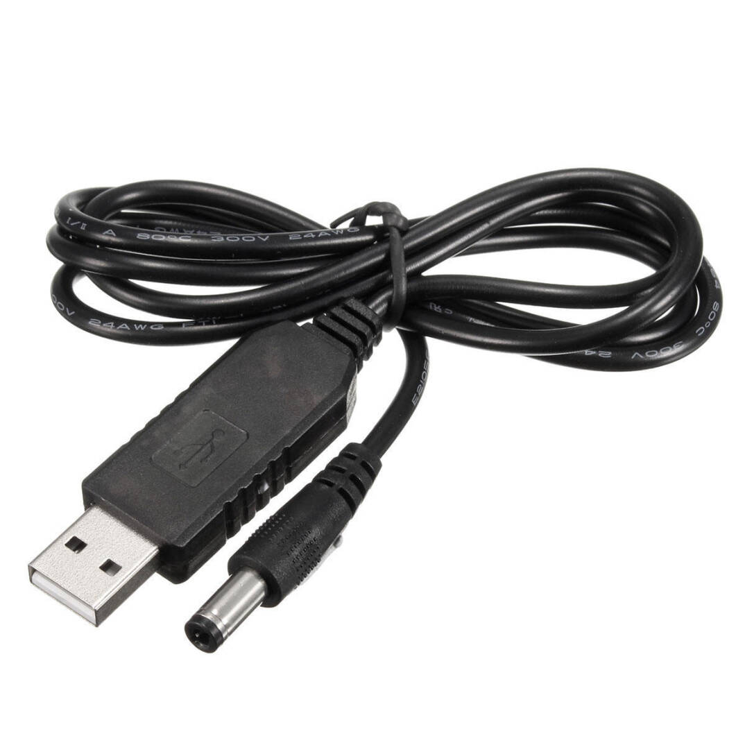 USB-Barrel Jack Gərginlik Yüksəldici Giriş 5V, Çıxış 9V - 3