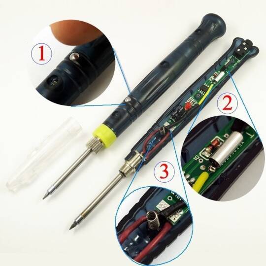 USB Qələm Lehimləmə Aləti 5V 8Watt - ZD20U - 4