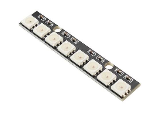 WS2812 8li Zolaq RGB LED Modulu - RGB Stick Modul