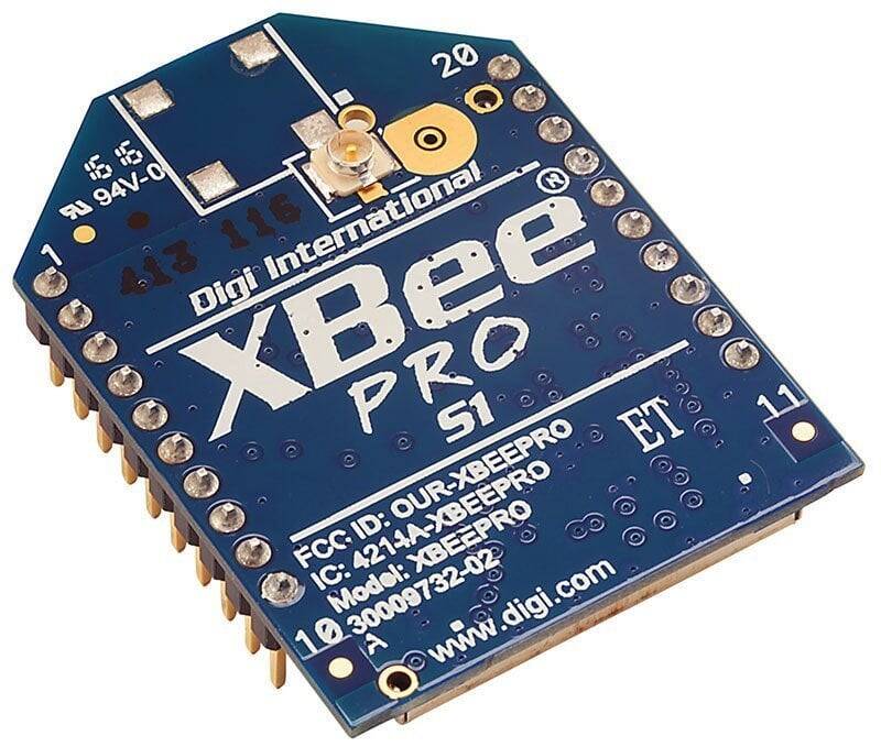 XBee Pro 2.4 GHz 60 mW (UFL Antena Konnektorlu) - Ardıcıl 1- XBP24-AUI-001 - 1