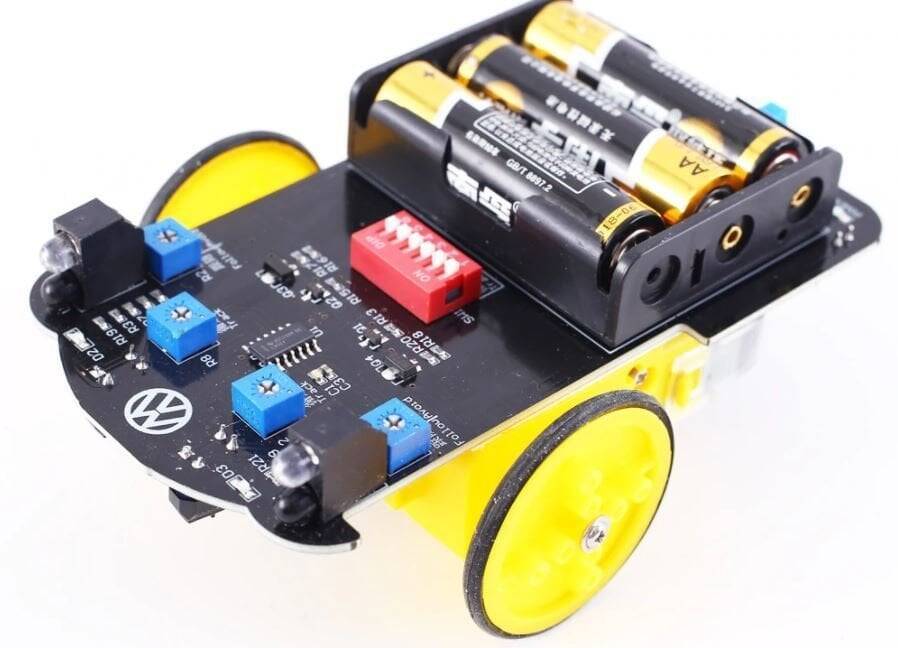 Xətt İzləyən Robot və Maneədən Qaçan Robot Sökülmüş Dəst - 1