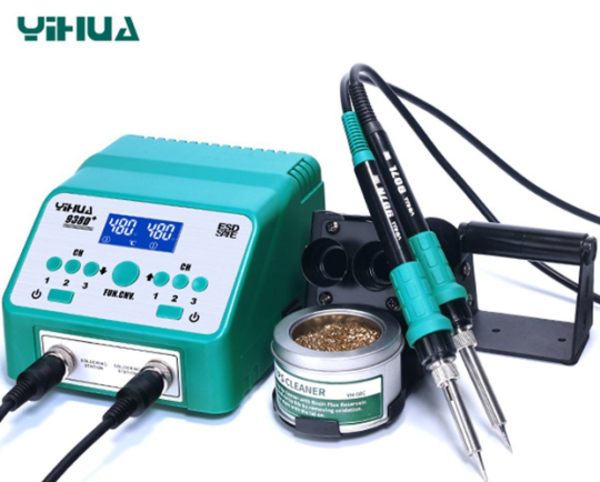 Yihua 938D+ Yeni Versiya Antistatik LCD Ekranlı Lehimləmə Stansiyası - 2