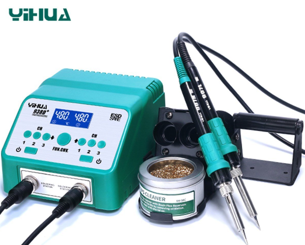 Yihua 938D+ Yeni Versiya Antistatik LCD Ekranlı Lehimləmə Stansiyası - 2